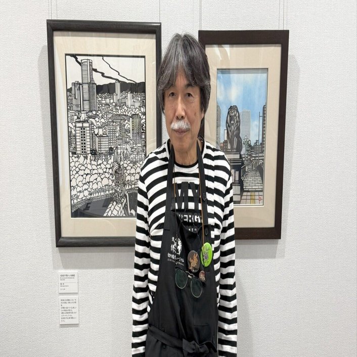 紙を切る」魅力にとりつかれ、「切り絵画家」として世界中から注目され