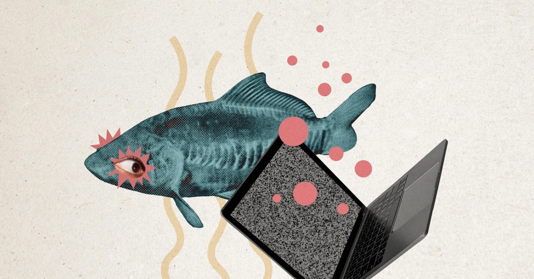 魚が泳ぐお絵描きツール