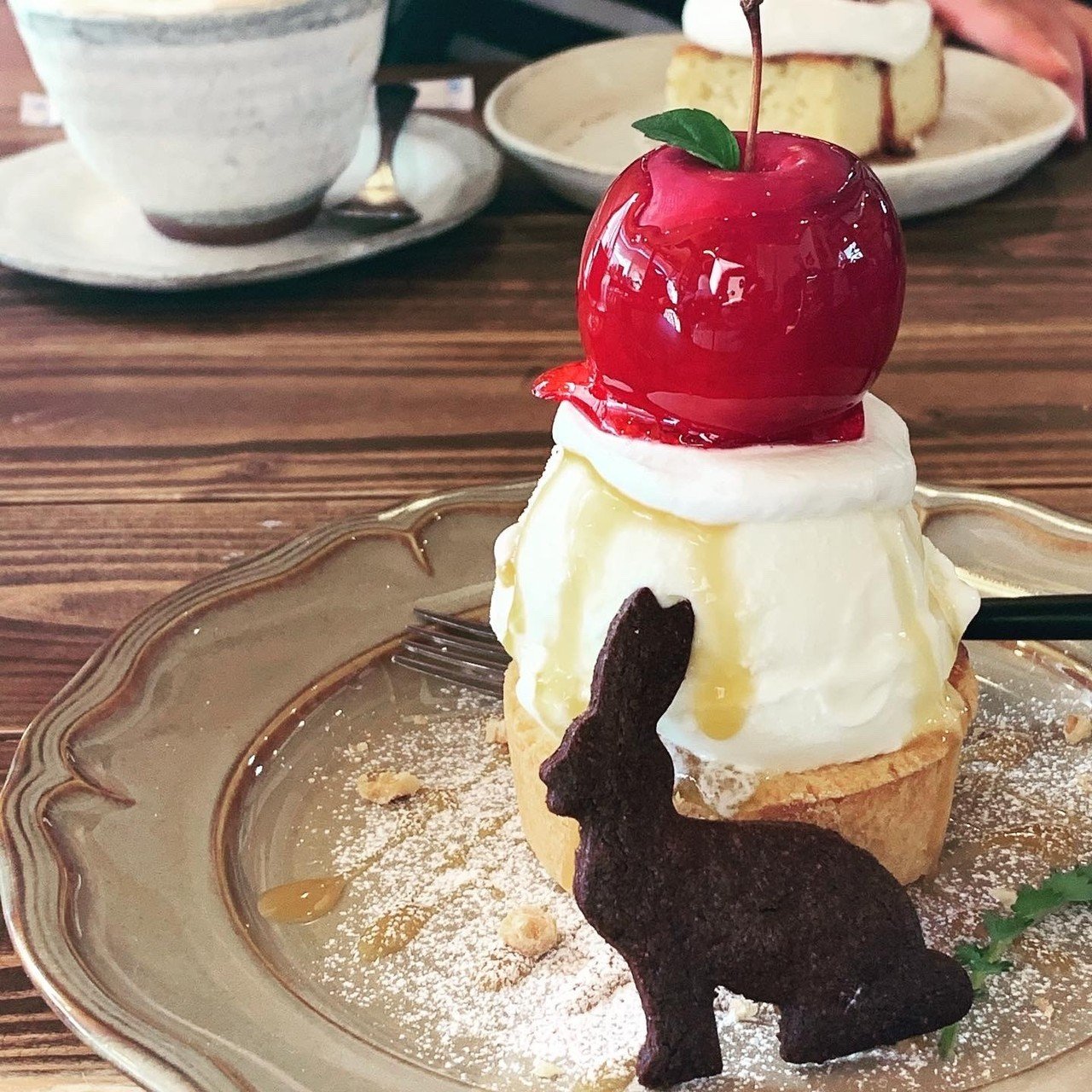 りんご飴タルト｜niico@ぐうたら兼業主夫