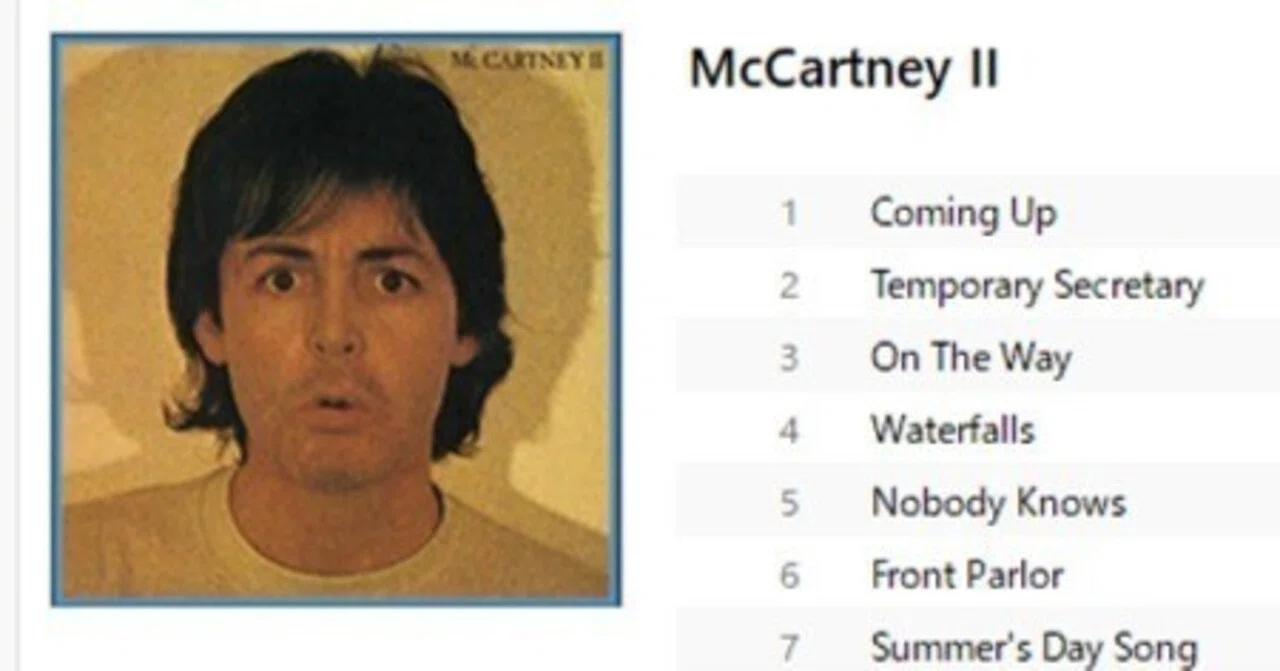 McCartney II - Paul McCartney にまつわる話｜小泉伊佐美