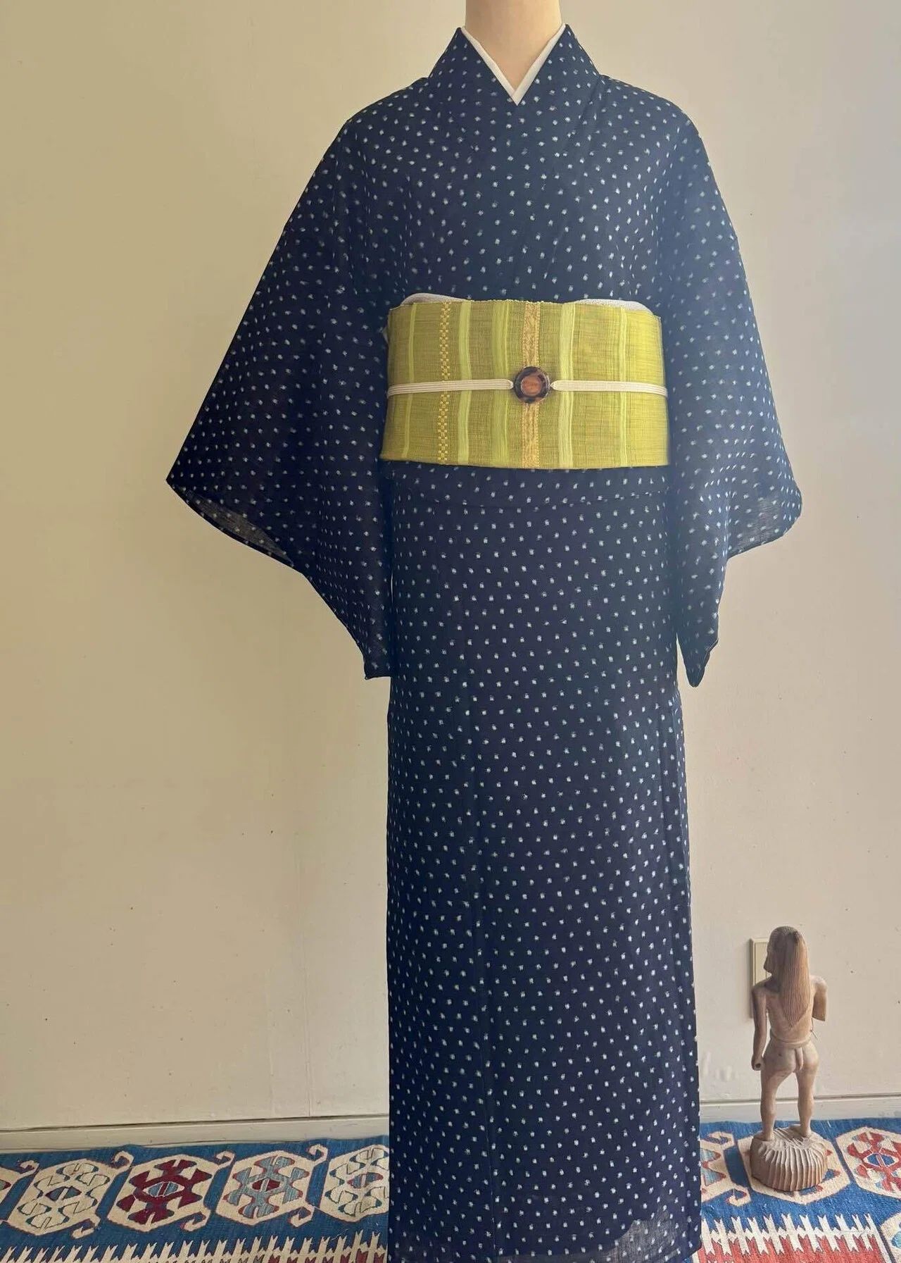 伊予絣 手織り 木綿 反物 愛媛県 伝統工芸品 【公式通販】