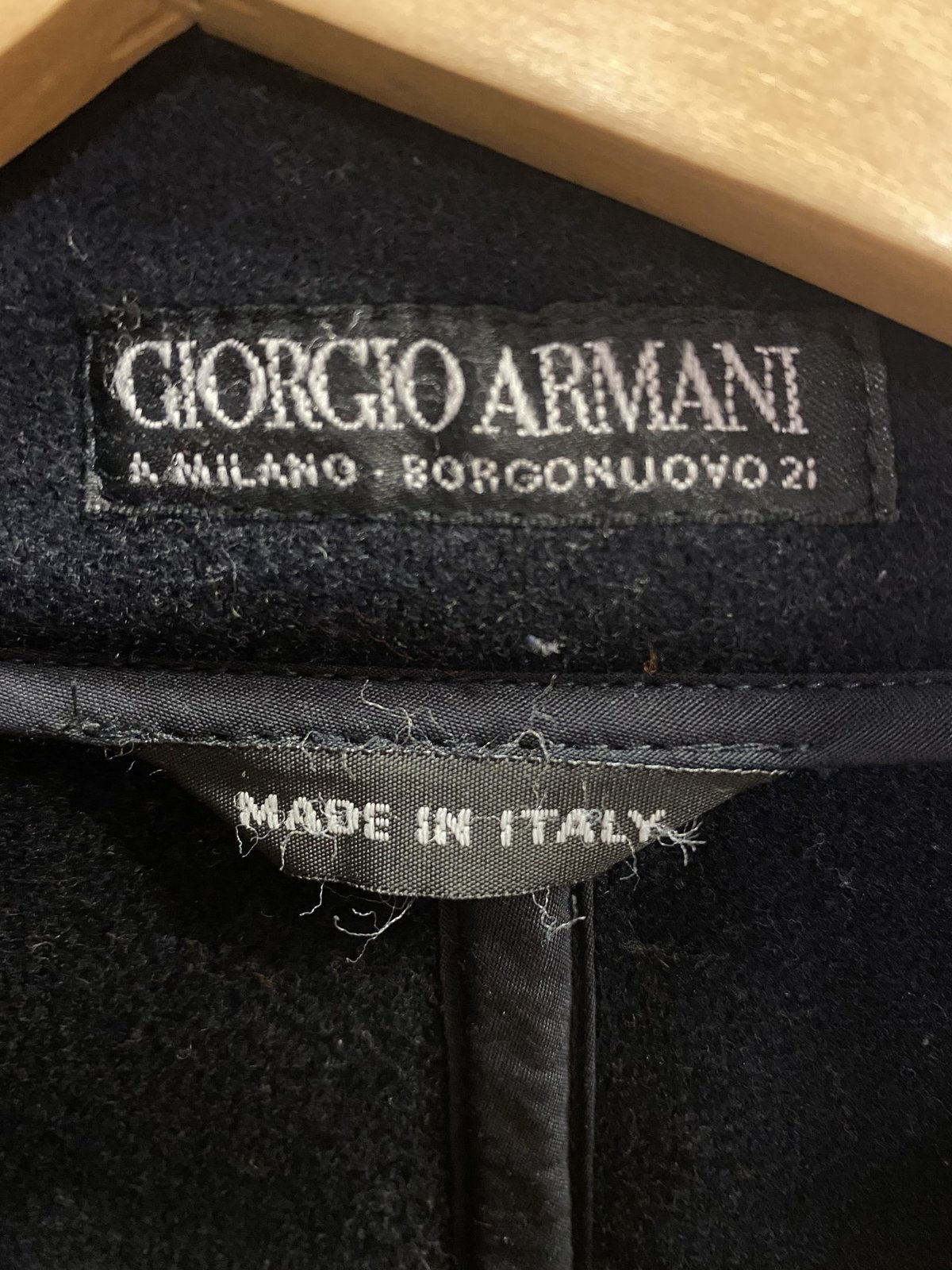 【brown】最高級ライン黒タグGIORGIO ARMANI 実は注目している