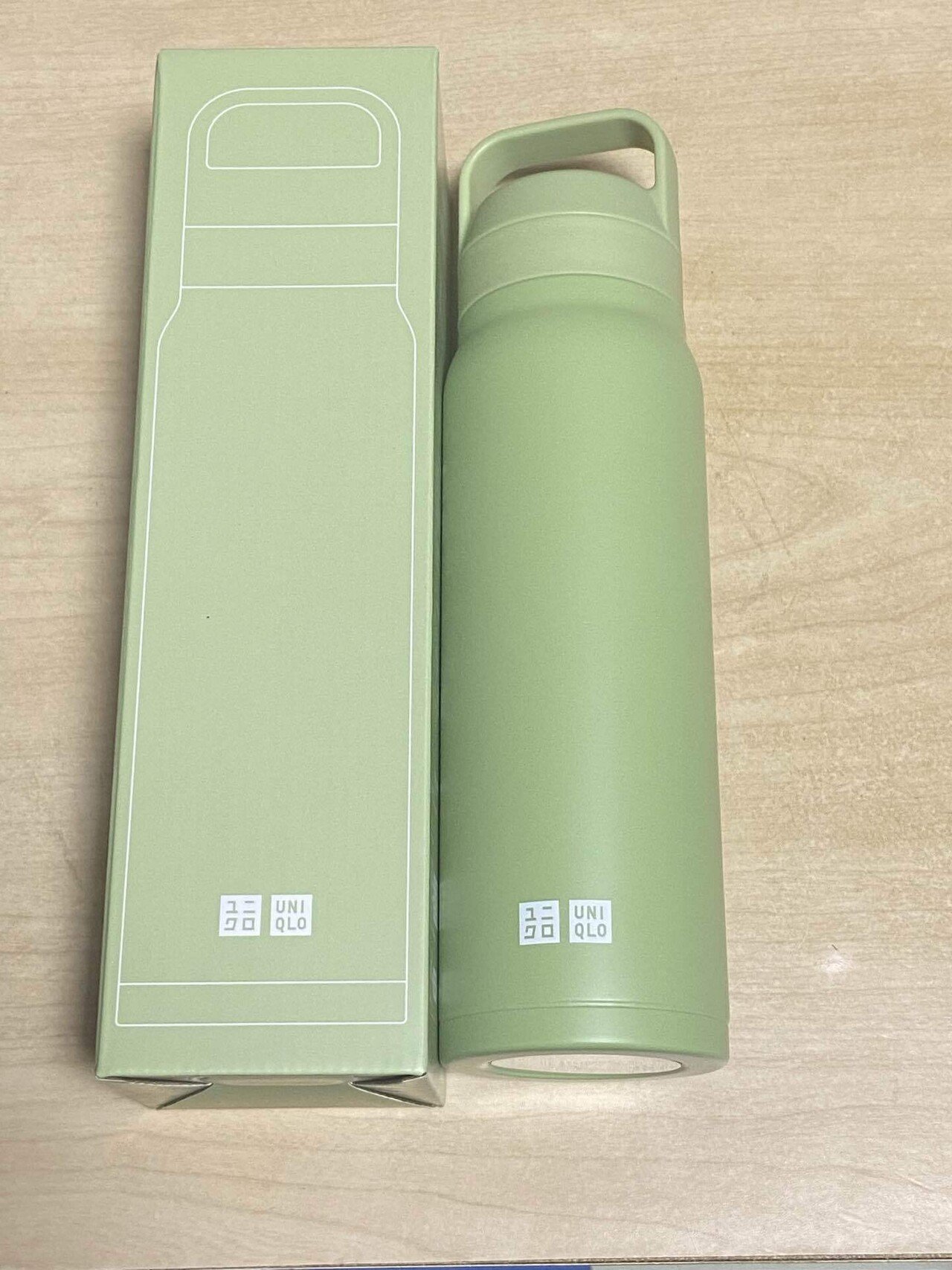 日記】ユニクロ炭酸ステンレスボトルは緑でした！【2025年5月27