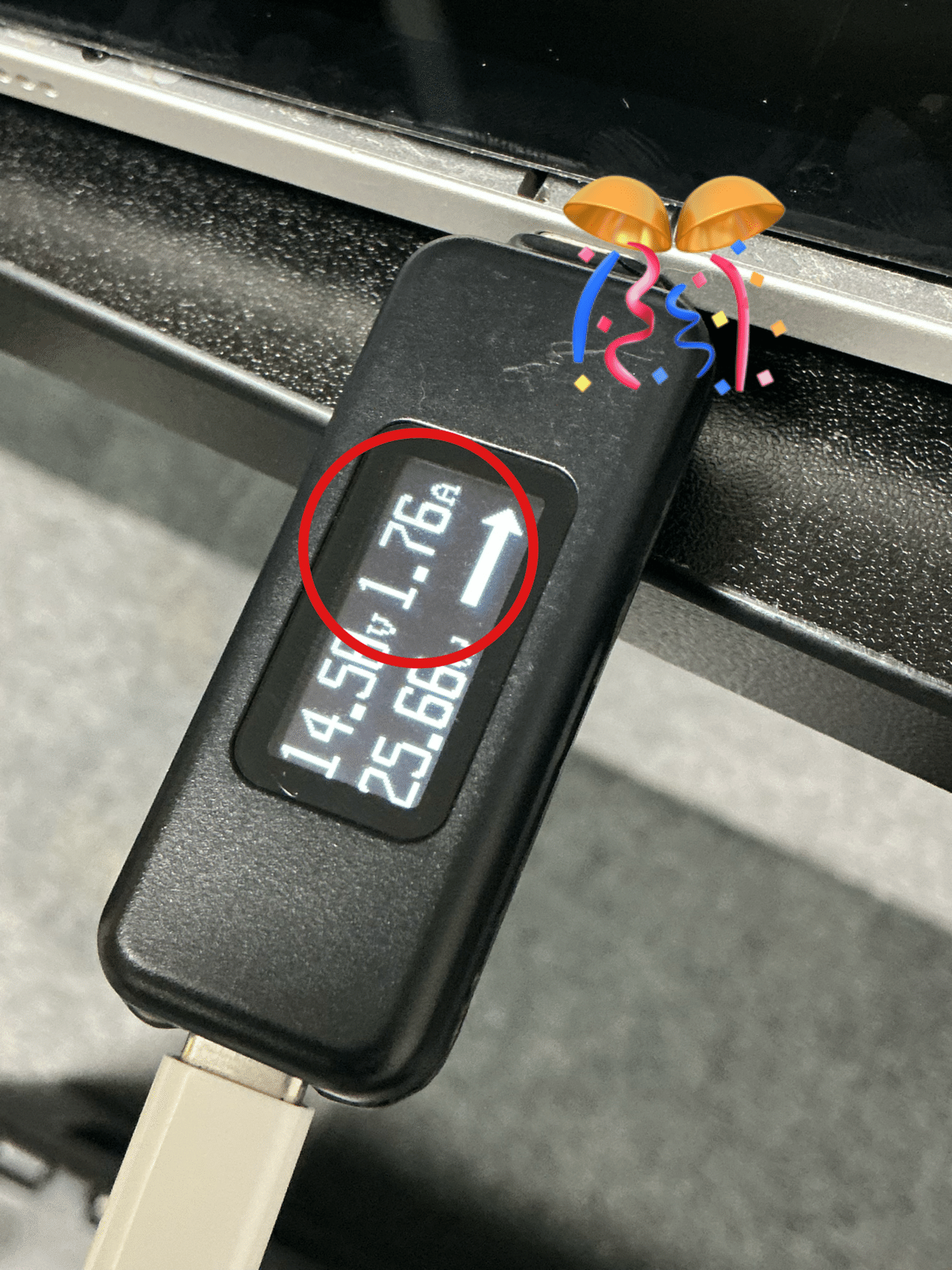 iPad Pro 12.9インチ ドックコネクタ交換後 充電確認