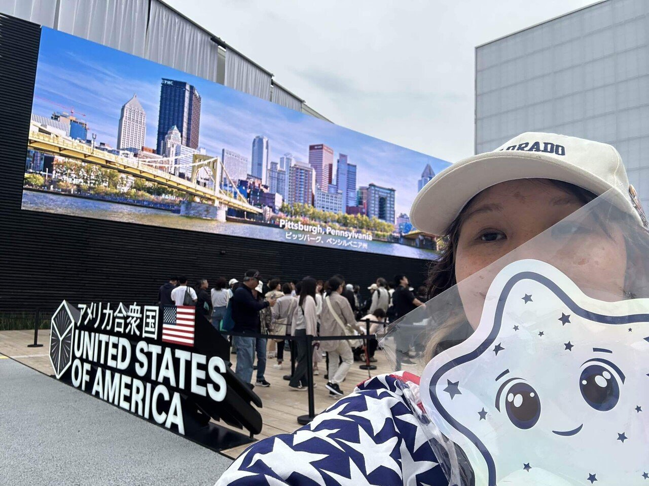 万博アメリカスパークキャップ帽子