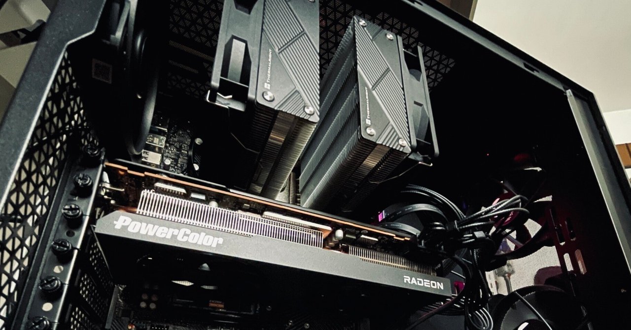 約7年ぶりの自作PC組んだ。｜yuta