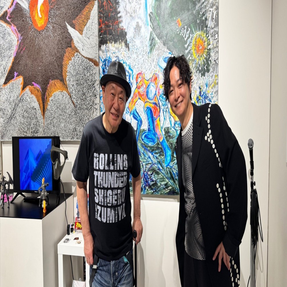 絵と歌と生き様がダイレクトにくるよ。泉谷しげる 個展 “サイバー