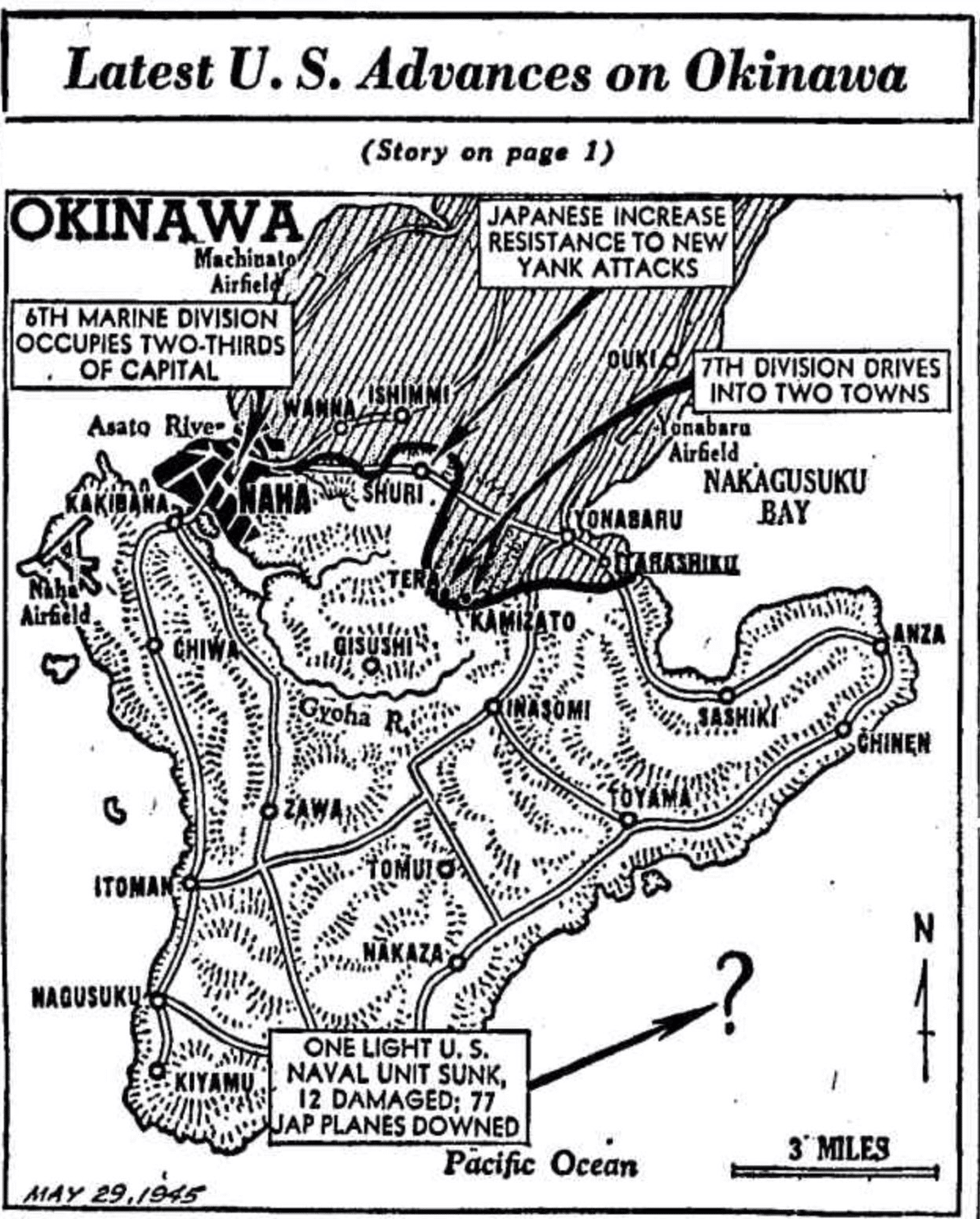 沖縄戦：1945年5月29日（火）｜花島南