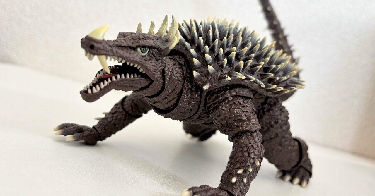 フィギュア開封】S.H.MonsterArts アンギラス(1972)｜へべれけ