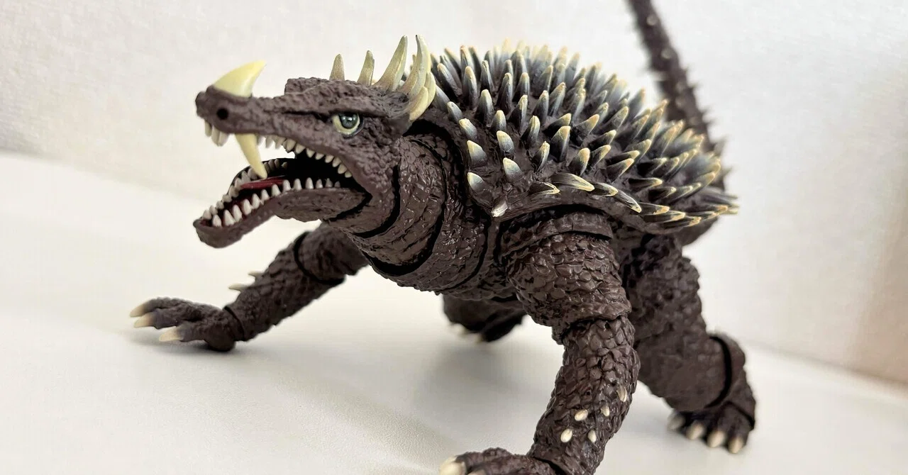 フィギュア開封】S.H.MonsterArts アンギラス(1972)｜へべれけ甚六 