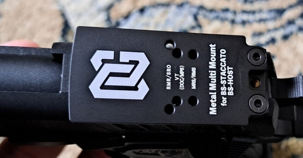 アイアンサイト付メタルマルチマウント Baton airsoft CO2GBB BS