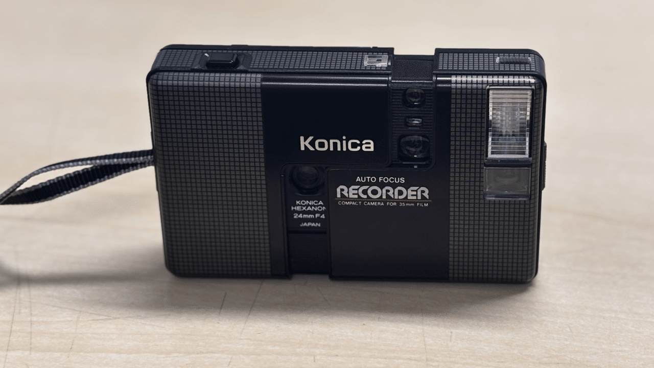 動作品 コニカ オートフォーカス コンパクトカメラ レコーダー Konica
