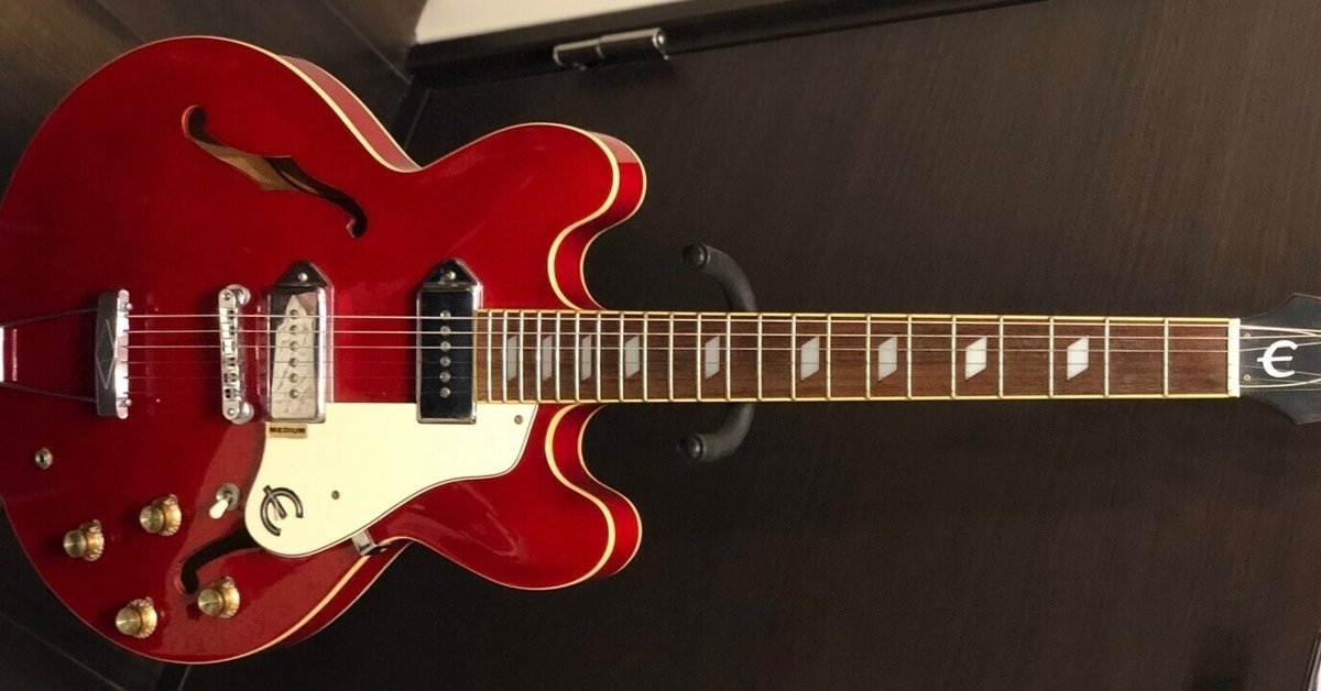 エピフォンカジノ韓国ピアレスセミアコギター 3. Epiphone Casino 韓国製 Peerless plant|Atrai Lennon