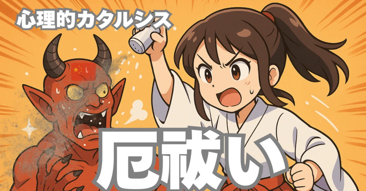 The Psychological Catharsis of 'The Recommendation to Scatter Salt'｜ひとっちゃん