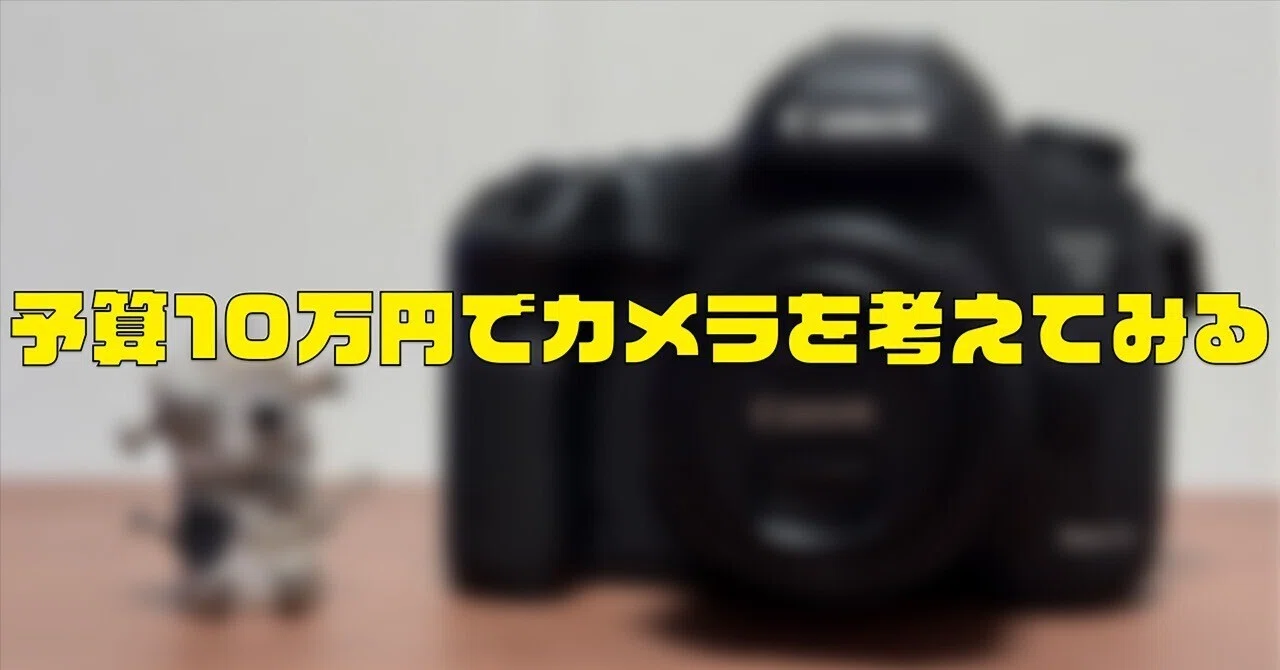 初心者の方に「10万円以内でカメラを買いたい」と言われた時におすすめ 