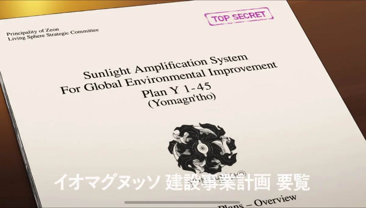 ジークアクス　イオマグヌッソ建設事業計画の書類