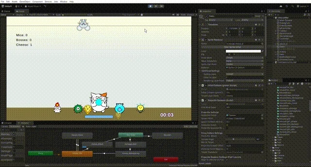 UnityのAnimator Override Controllerで「量産型アニメーション」｜k3