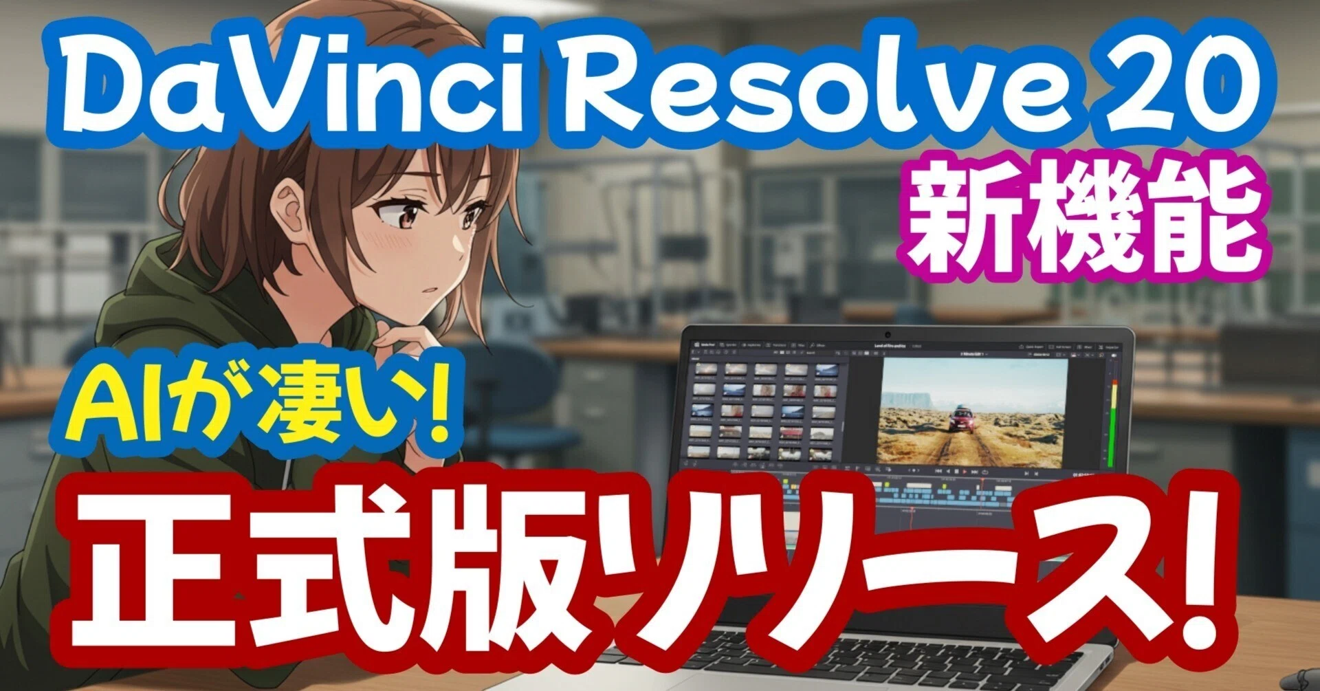 新機能 まとめ】DaVinci Resolve 20 正式版リリース｜motionworks