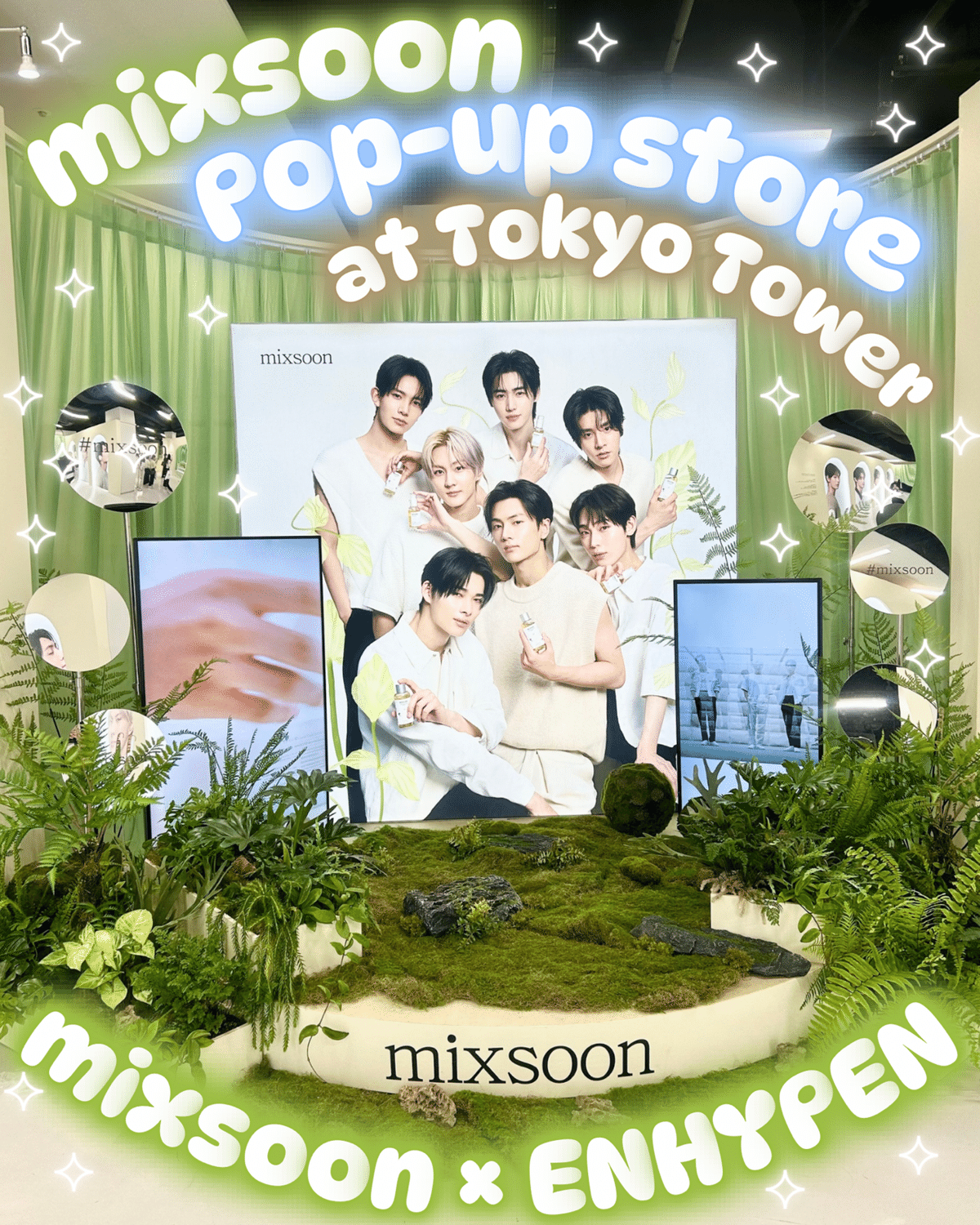 mixsoon Pop-up store at Tokyo Tower mixsoon × ENHYPEN｜月中刺身