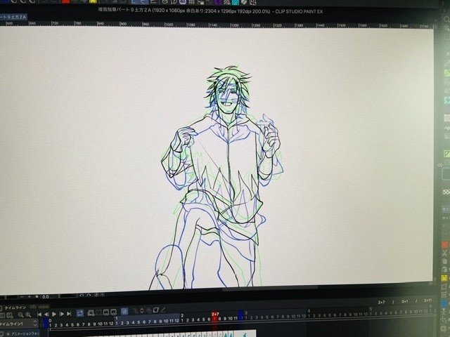 新選組メンバーに踊ってもらってみた パート９土方歳三2a クリスタ アニメーション挑戦記 重松成美 Snarumis Note