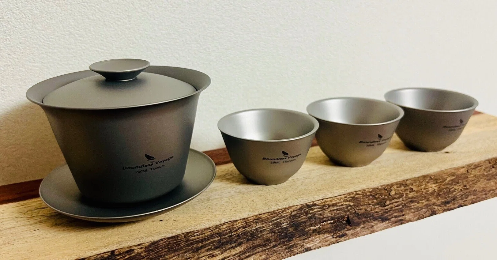 Boundless Voyage チタン食器セットとその他一式 Boundless Voyageのチタン製 茶器レビュー｜ネコエシー