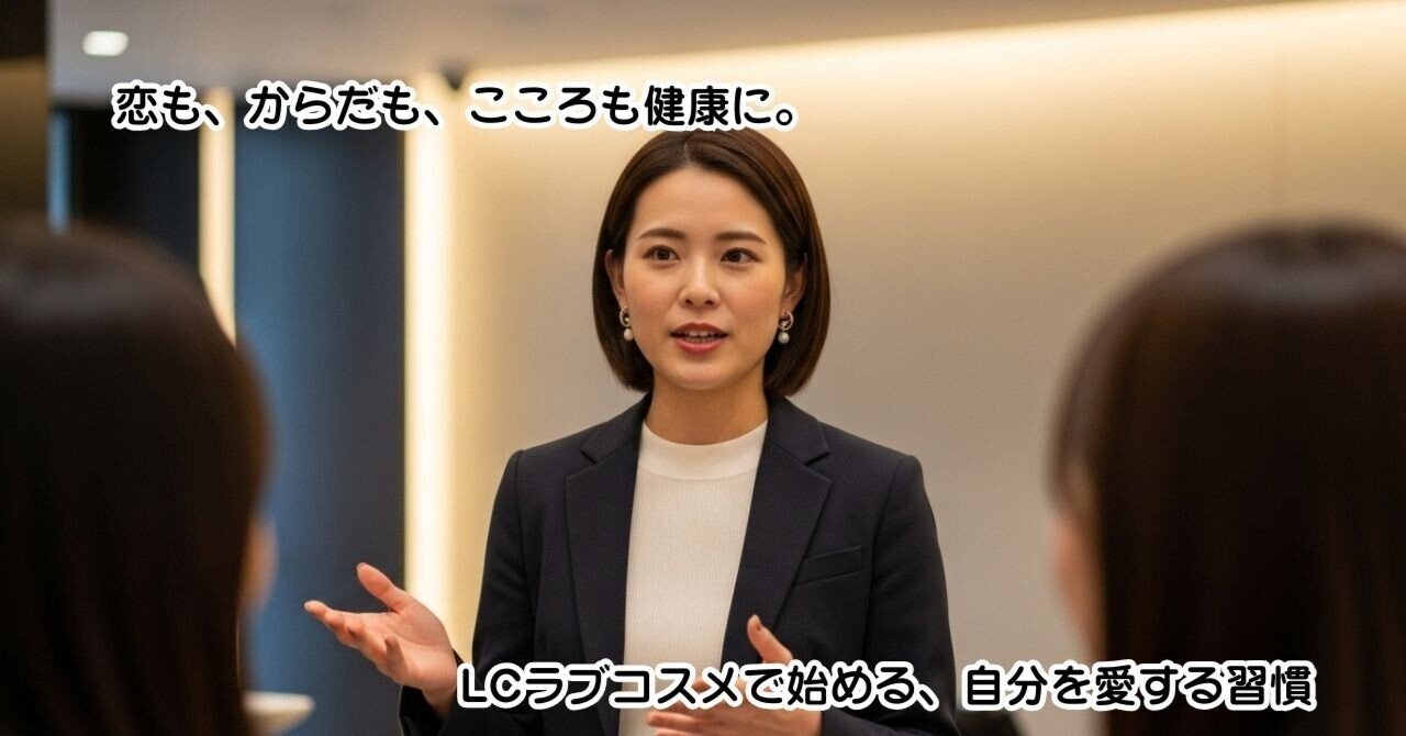 恋も、からだも、こころも健康に。LCラブコスメで始める、自分を愛する習慣｜健康言葉力向上プログラム