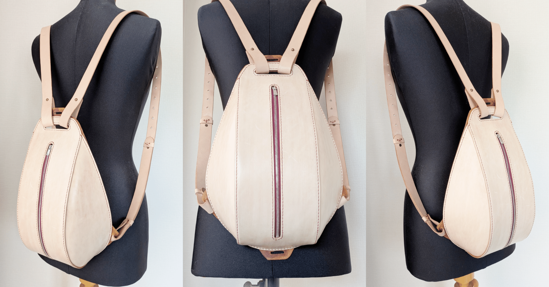 商用OK型紙】カブトガニみたいな防御力の高いレザーバッグを作ってみた