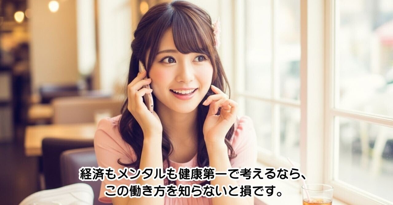 経済もメンタルも健康第一で考えるなら、この働き方を知らないと損です。｜健康言葉力向上プログラム