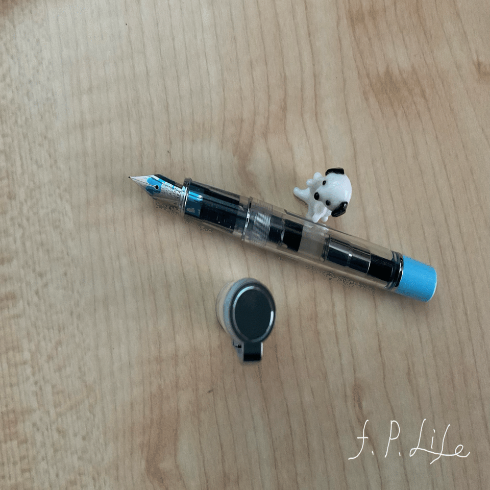 スケルトンでコンパクトで可愛い万年筆 #85｜りい ~ first-penlife ~