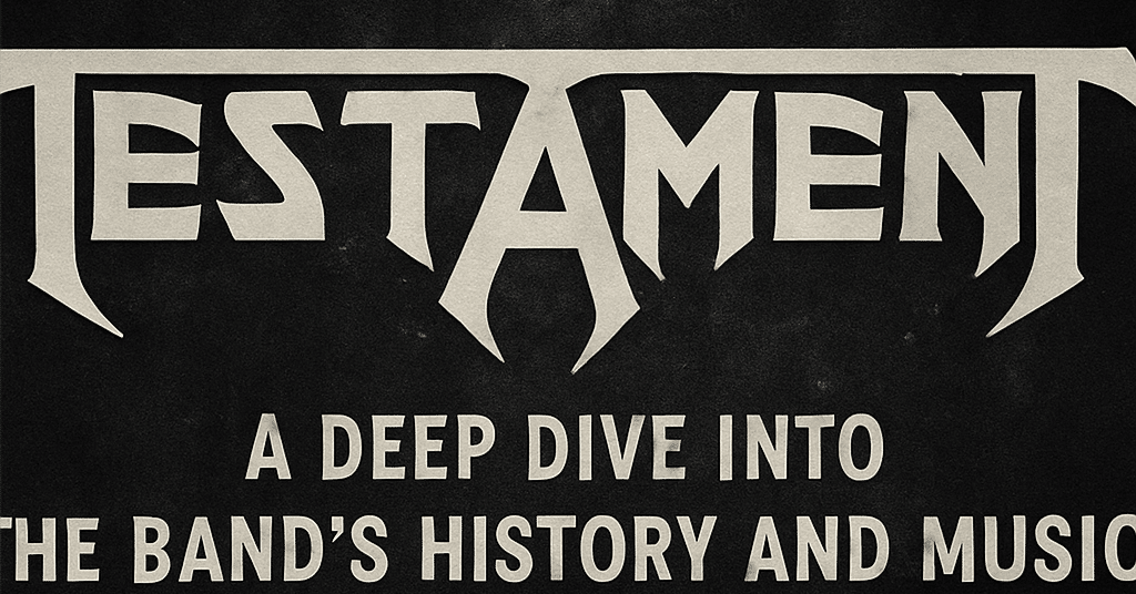 Testament🇺🇸【バンド全史&音楽性を徹底解剖】〜スラッシュ魂を