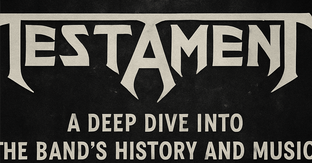 Testament🇺🇸【バンド全史&音楽性を徹底解剖】〜スラッシュ魂を