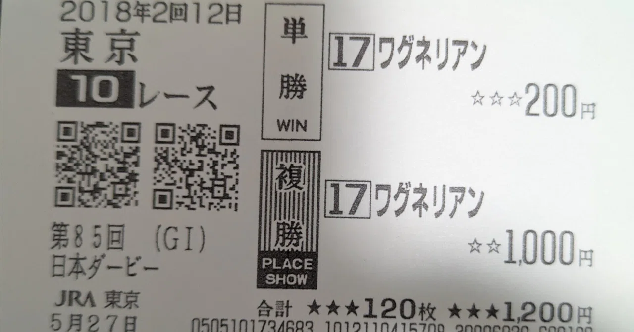 競馬】思い出の馬について書く（特別編）「過去の日本ダービーを