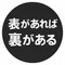 表があれば裏がある