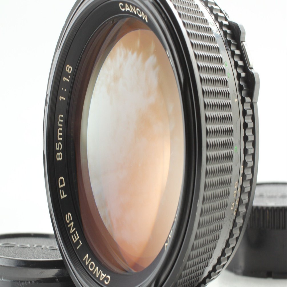 ★超美品★ CANON FD 85mm f1.8 S.S.C.かび、くもりなし 本当に 安いテレビ・オーディオ・カメラ - ☆超美品☆ CANON FD 85mm