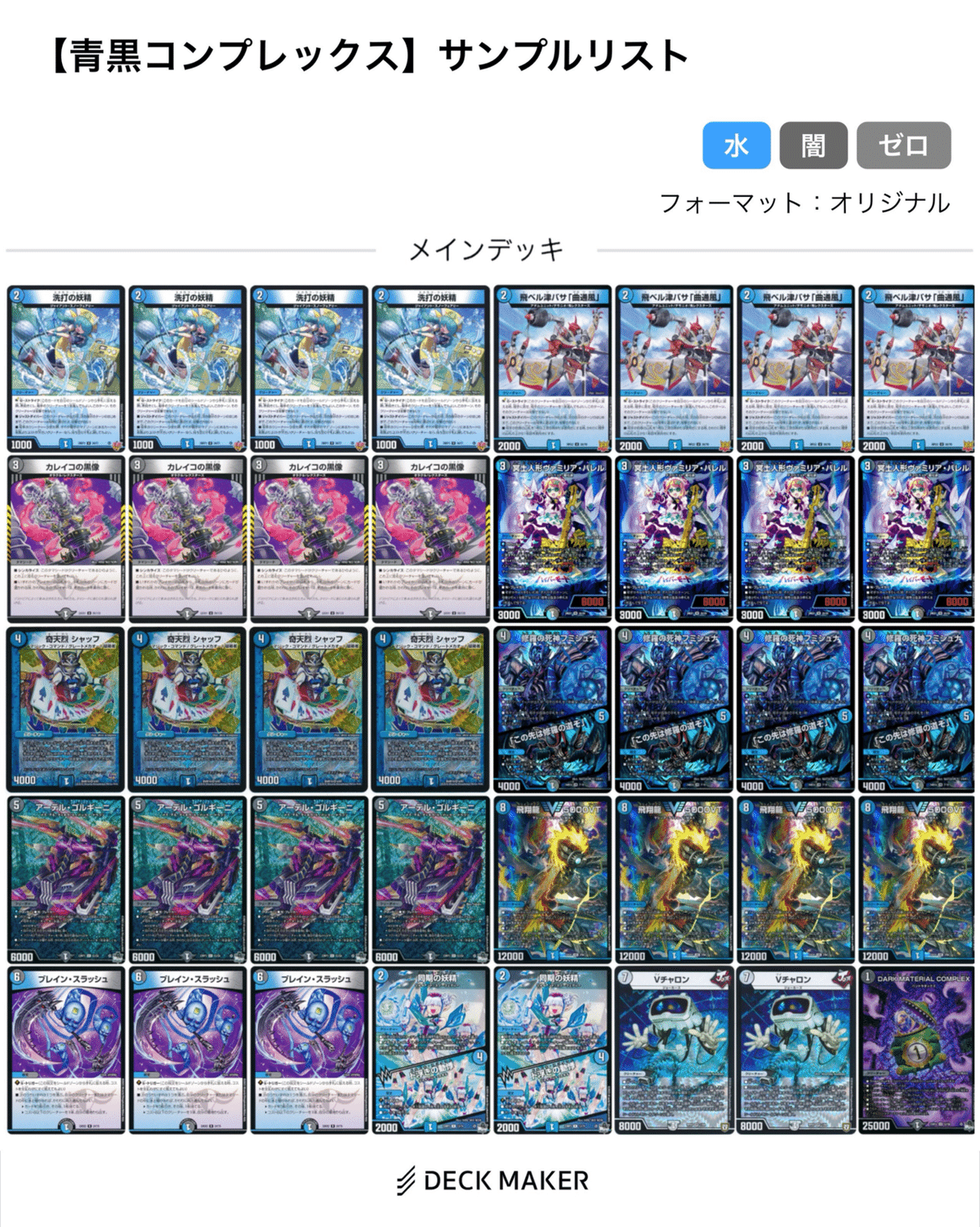 DMGP2025-2nd ベスト64 青黒complex コンプレックス GP結果まとめ編