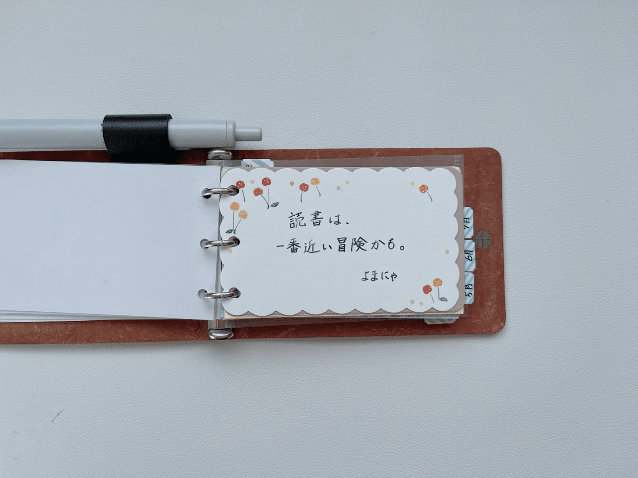 【美品】Man 『 Labo.』3形態+メモ帳 システム手帳】メモ魔になりたい私の、プロッター3穴バインダー