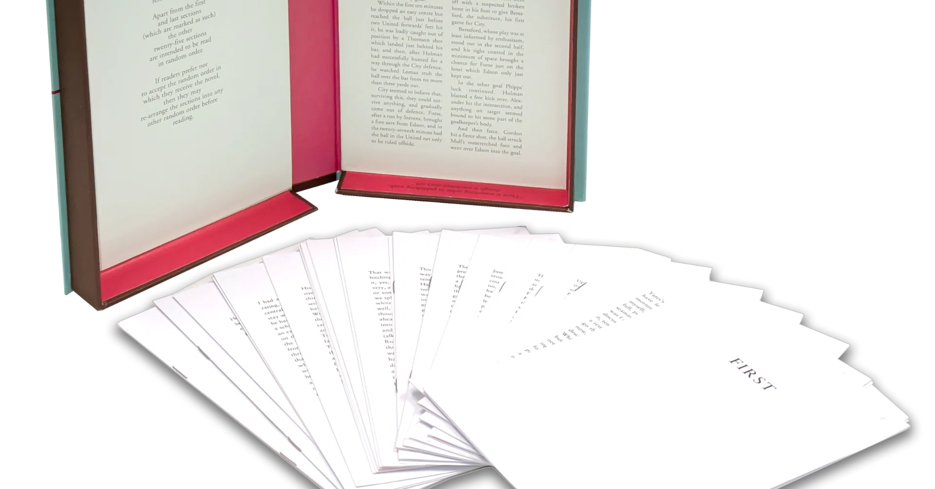 どの順番で読むかはあなた次第。27のパーツからなる箱入り小説!? B