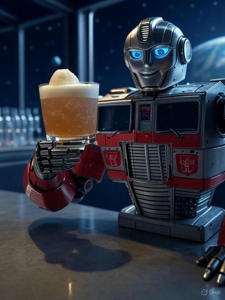 Cocktail Bar at a Future Moon Base 1 [Grok Edition]｜YUNAGI_Livia