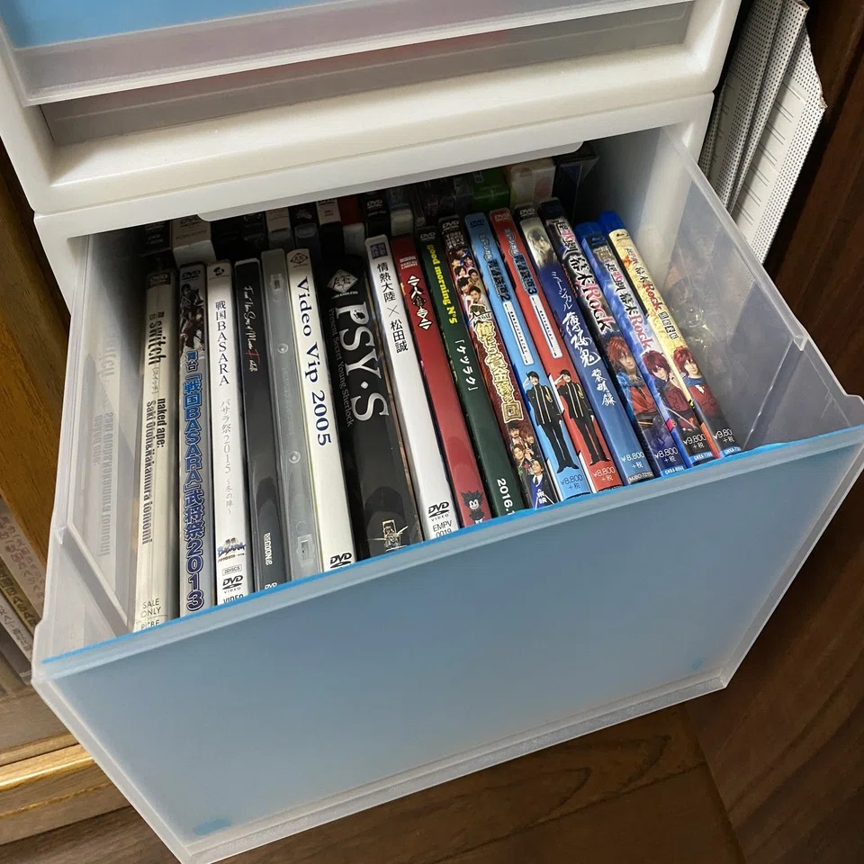 新しい棚を買ったので収納の見直しをした話（同人誌と舞台パンフとDVD