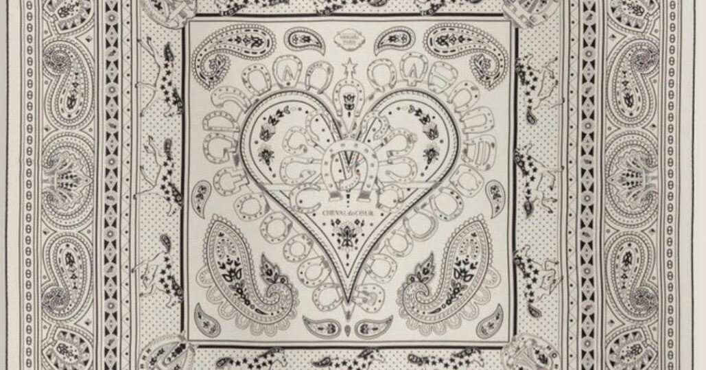 sora⭐︎カシシル【シュヴァル・ドゥ・クール】 カレジェアン 《シュヴァル・ドゥ・クール・バンダナ》 - ベージュ