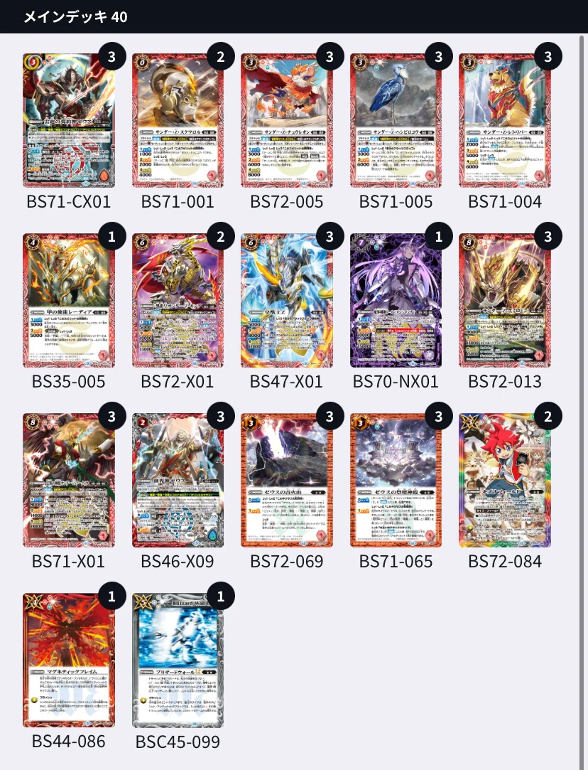 バトスピリーグ2025Season1事前観戦記事｜komainu/TierOne