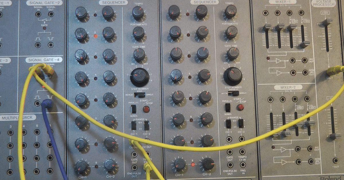 9：アナログシーケンサーを使ってドビュッシーの人形への