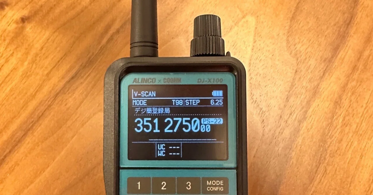 Purchased the DJ-X100 CQ Ohm Collaboration: The Metal Green is