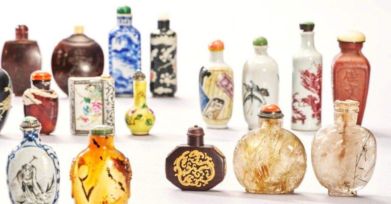 小さな工芸品が醸し出す美しさと歴史の裏側！中国の鼻煙壺を紐解く