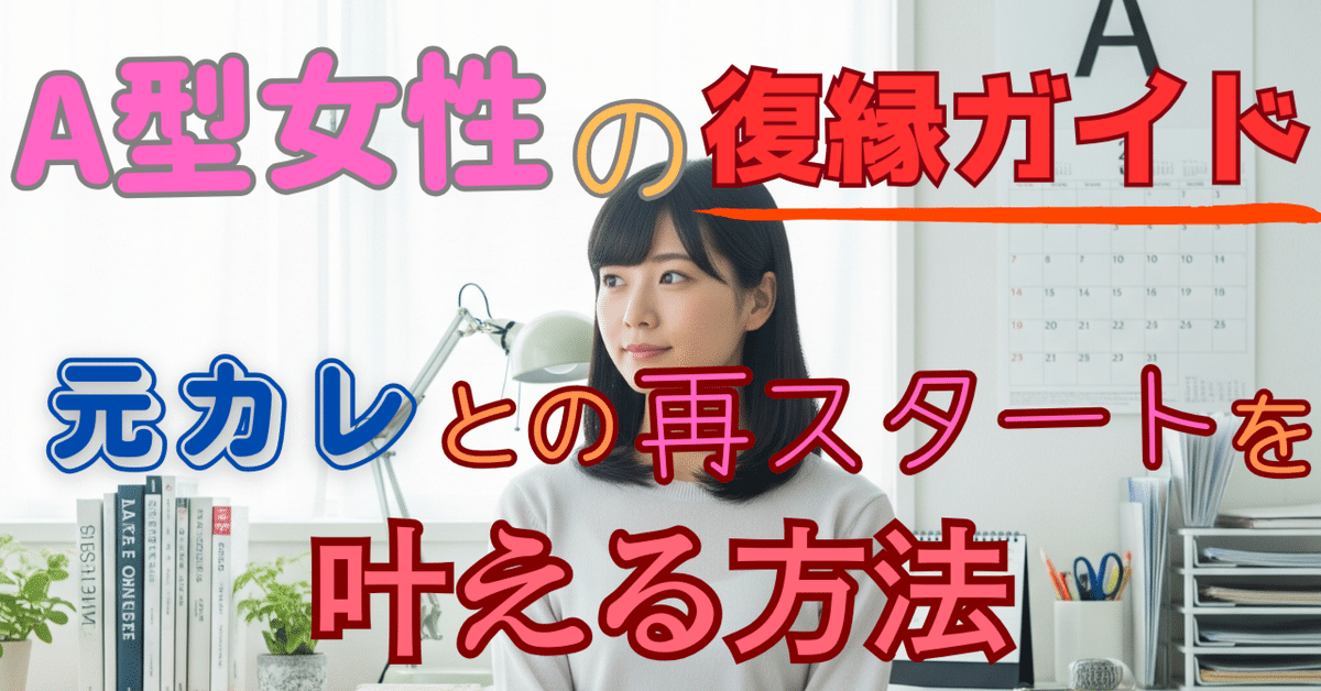 復縁ガイドブック 女性版