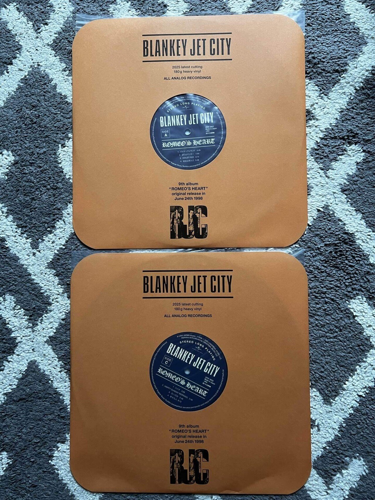 Blankey Jet City」の「ロメオの心臓」の初レコード化が目出度い
