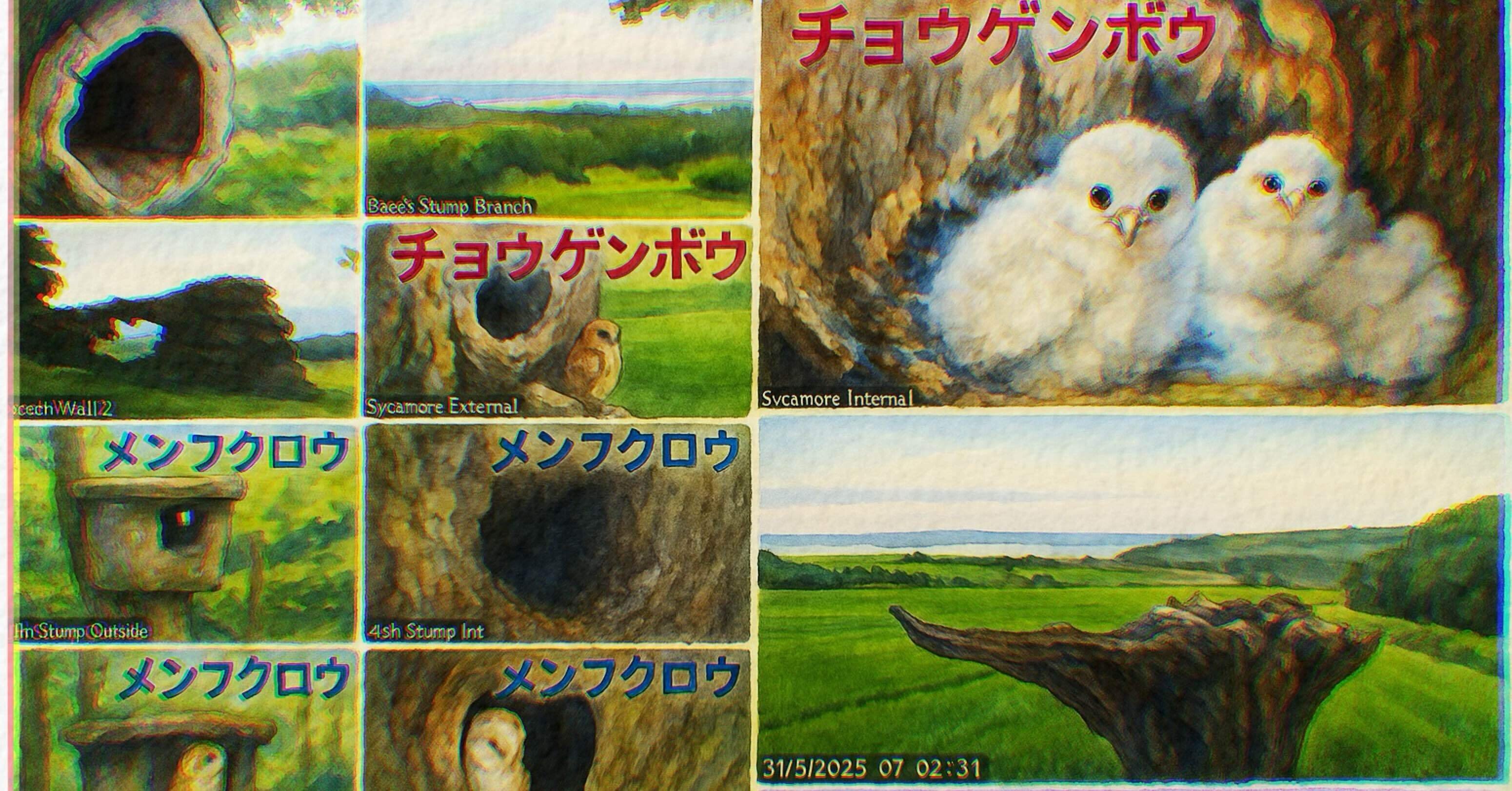 な*な様 メンフクロウ 鳥 残響 茶色 原画 1点物 (2024年12 86b08a56ca13eec7361e2febdee36a