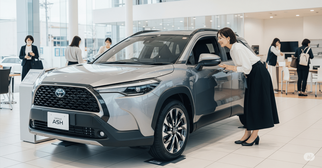 トヨタ博物館購入 新型 カローラクロス 後期 カラーサンプルミニカー アッシュ トヨタ博物館購入 新型 カローラクロス 後期 カラーサンプル