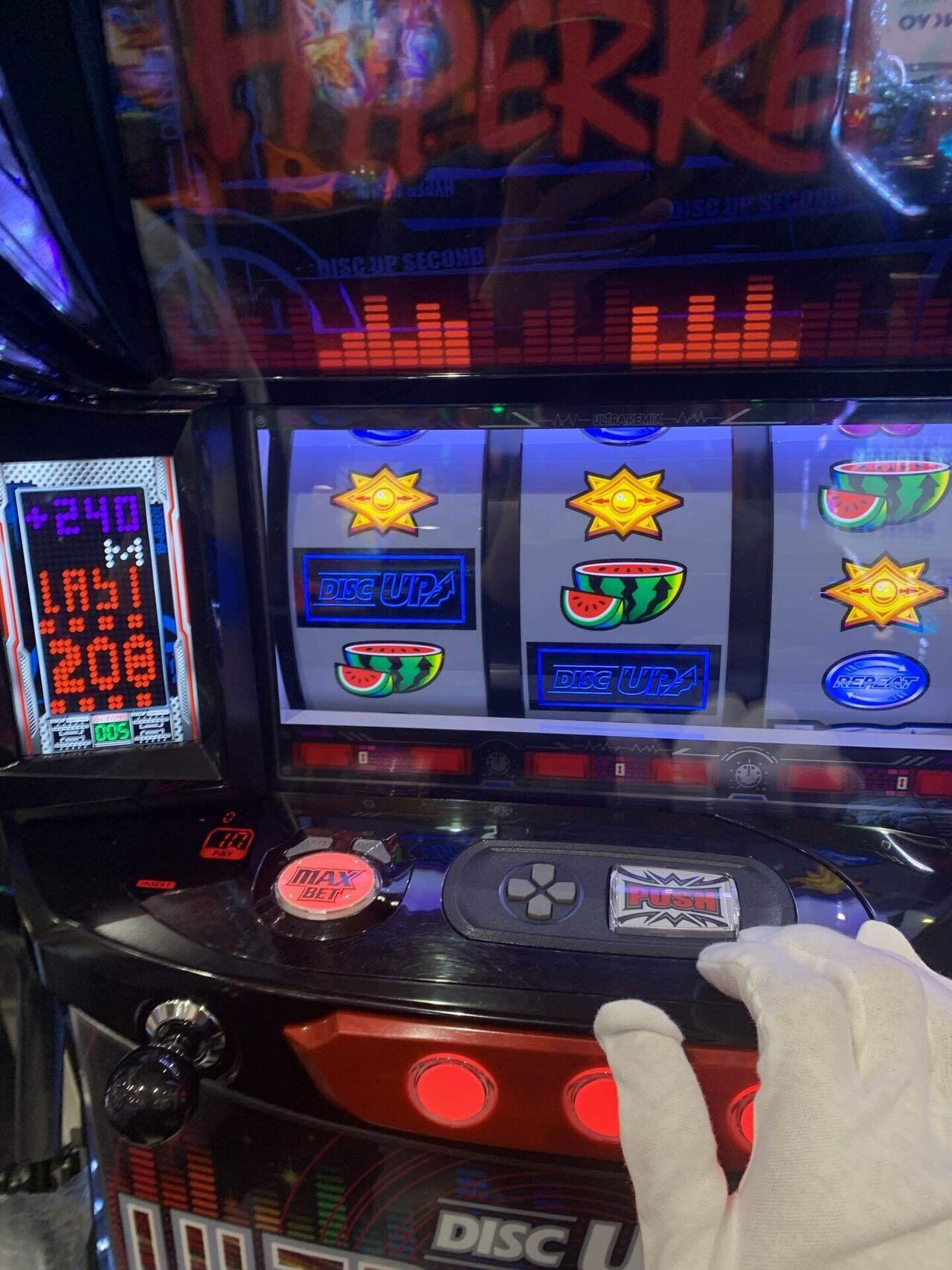 315戦目(スイカウルトラ乗せ8000G回した結果)｜コロニャンのスロット