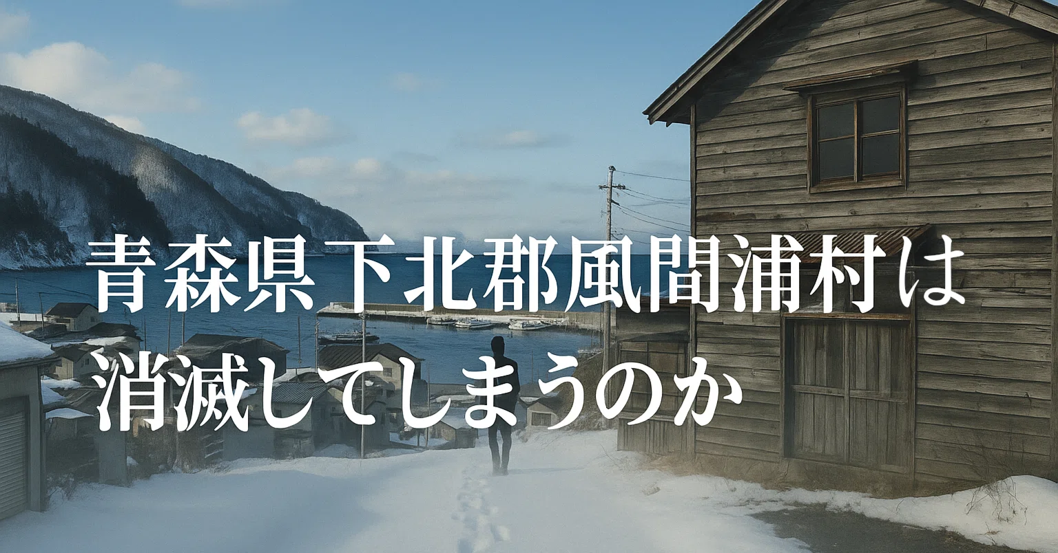 青森県下北郡風間浦村は消滅してしまうのか｜kenkenpa99